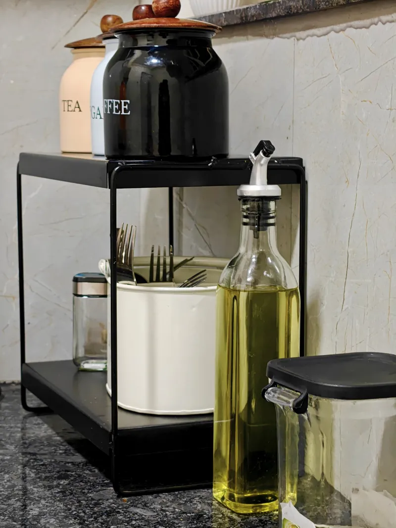 Tea & coffee station at The Cozy Taana, Hoskote